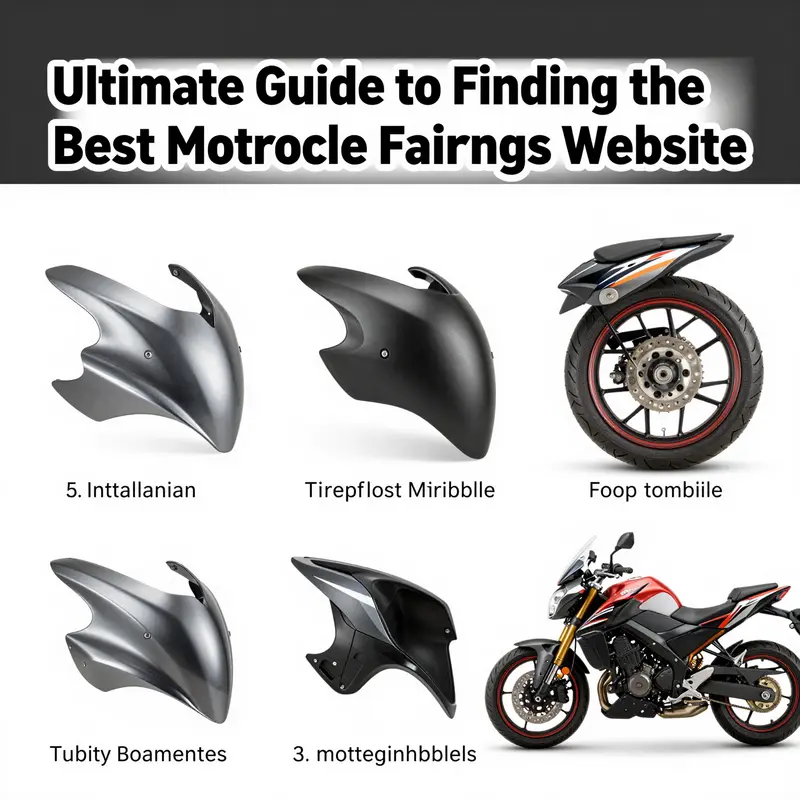 A diverse selection of high-quality motorcycle fairings tailored for various models.