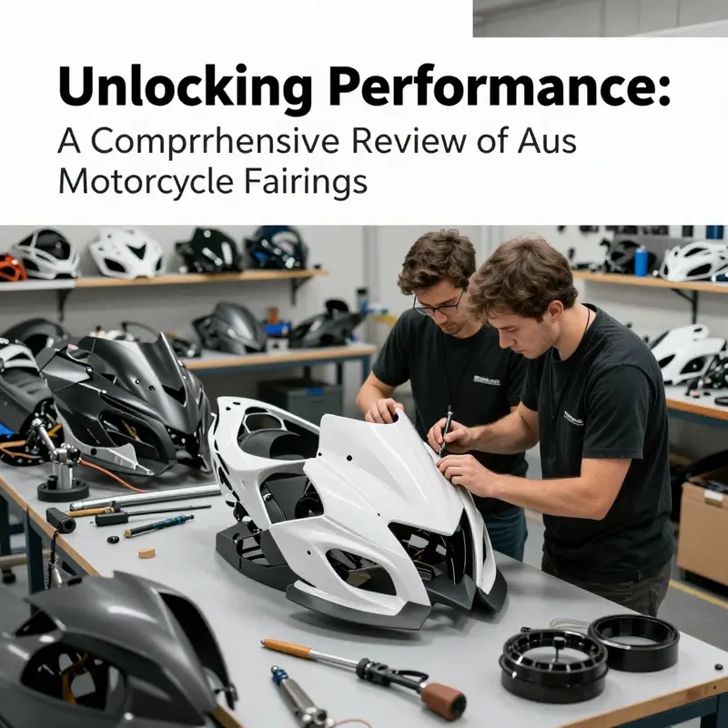 An infographic displaying various types of motorcycle fairings available in Australia.