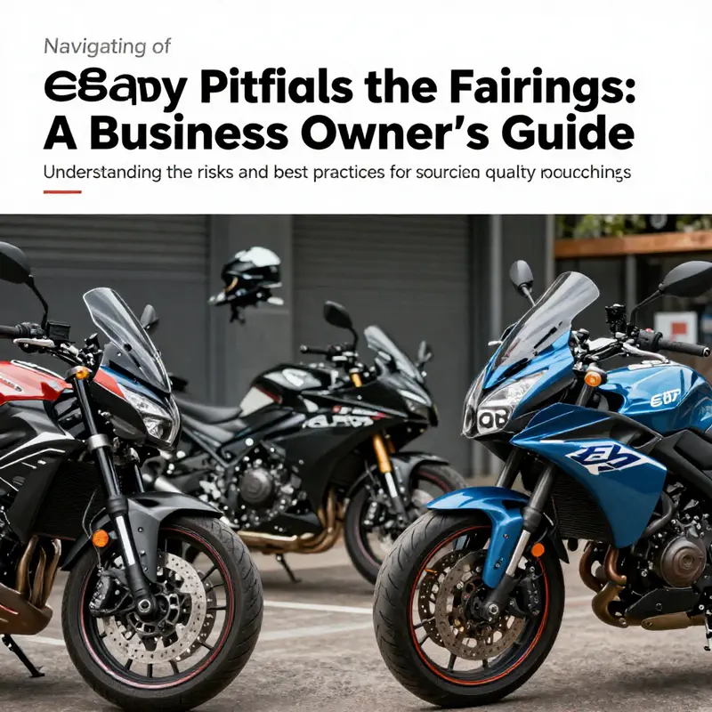 A dynamic overview image displaying various motorcycle fairings with emphasis on quality comparisons.