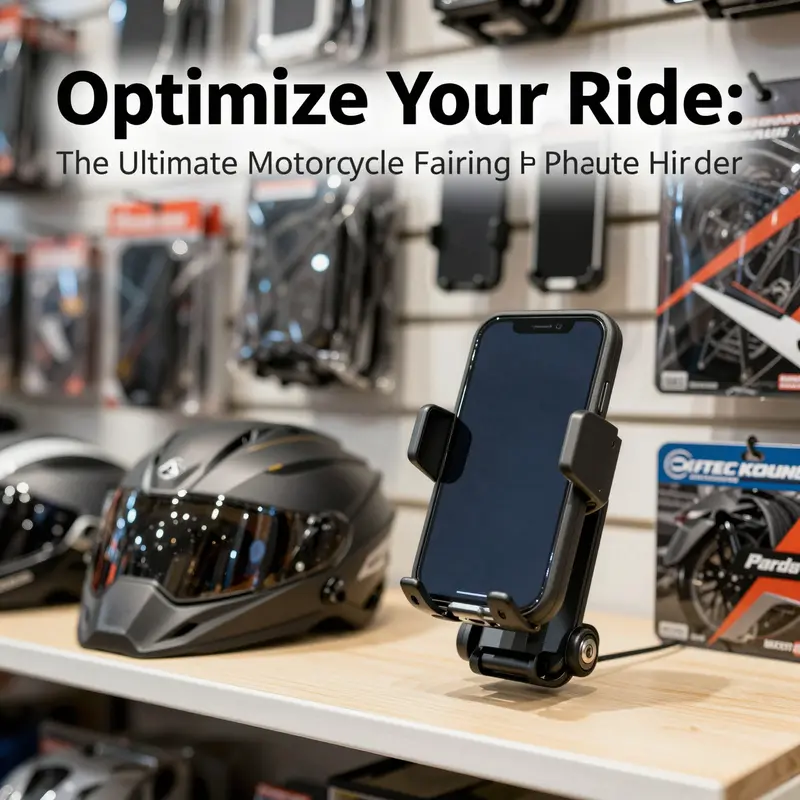Integrating modern design with functionality for phone holders in motorcycle fairings.