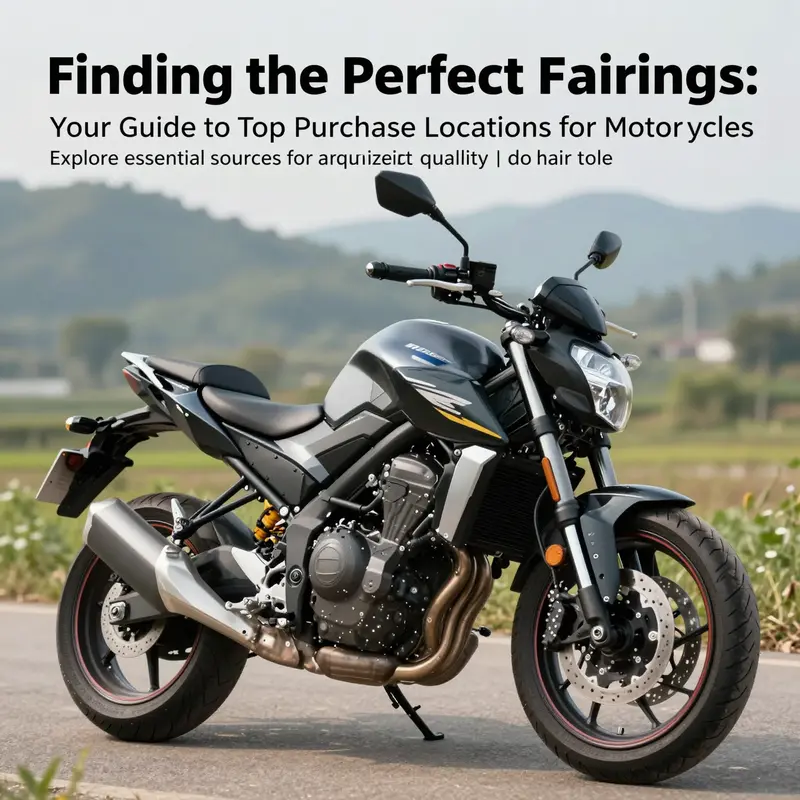 Motorcycle in a scenic landscape displaying custom fairings designed for performance and attractiveness.