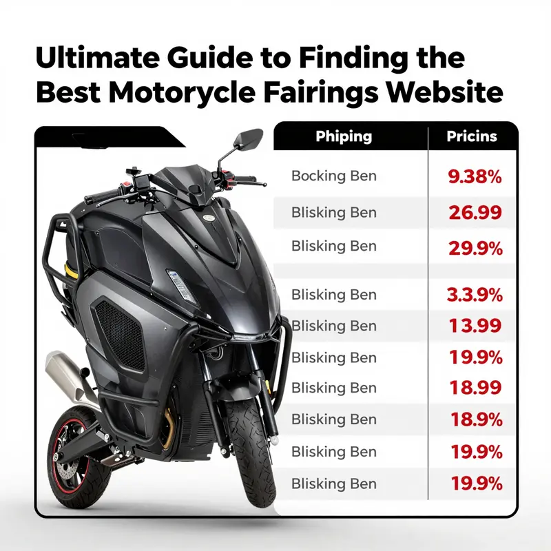 A diverse selection of high-quality motorcycle fairings tailored for various models.