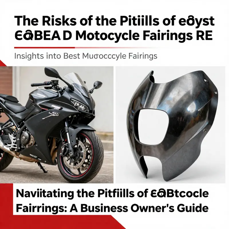 Visual comparison showcasing the risks of purchasing low-quality motorcycle fairings from eBay.