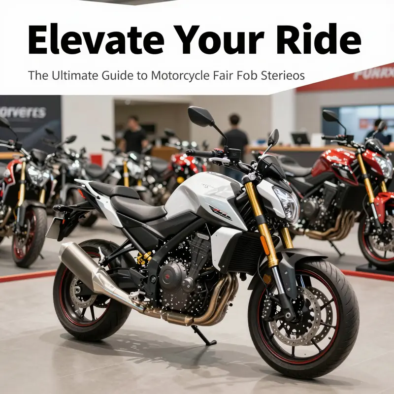 A display of various motorcycle fairing stereos highlighting essential features.