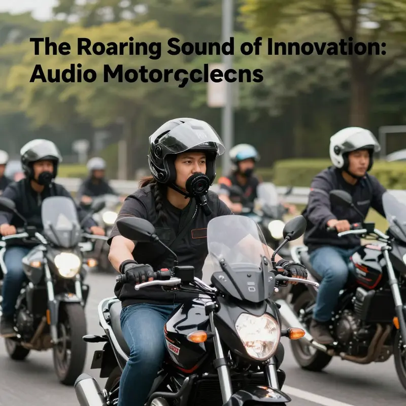 A visual representation of the historical development of motorcycle fairings into today’s audio systems.