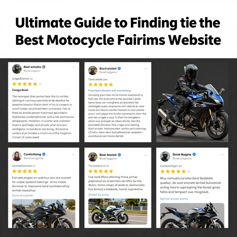 A diverse selection of high-quality motorcycle fairings tailored for various models.