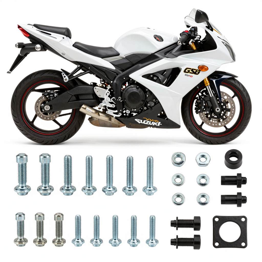 Complete Fairing Bolt Kit for 2005 Suzuki GSX-R 600