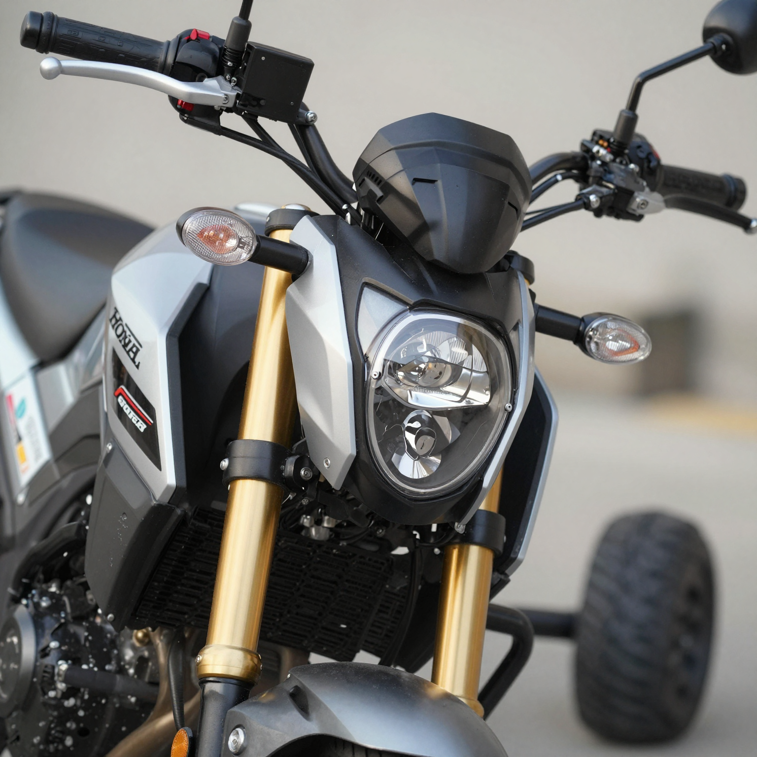 2017 Honda Grom with Headlight Fairing