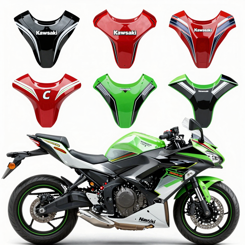 Customized Fairings for 2017 Kawasaki Ninja 650