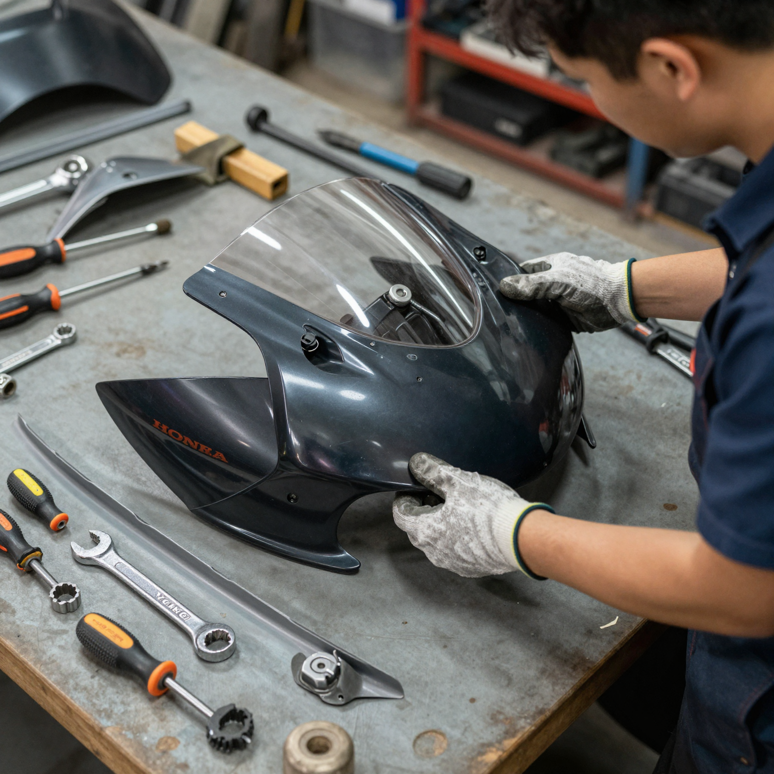 Honda VFR Fairings Installation