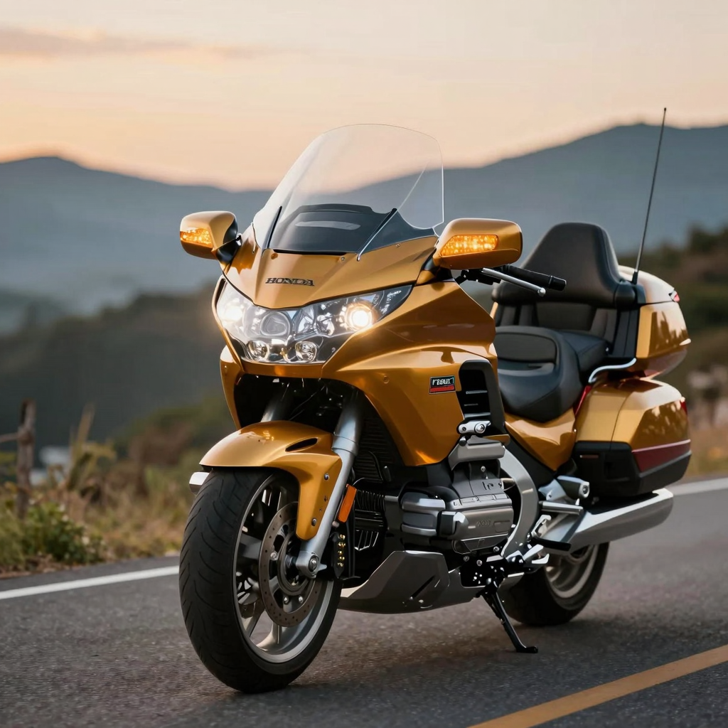 Honda Gold Wing with Fairing Lights