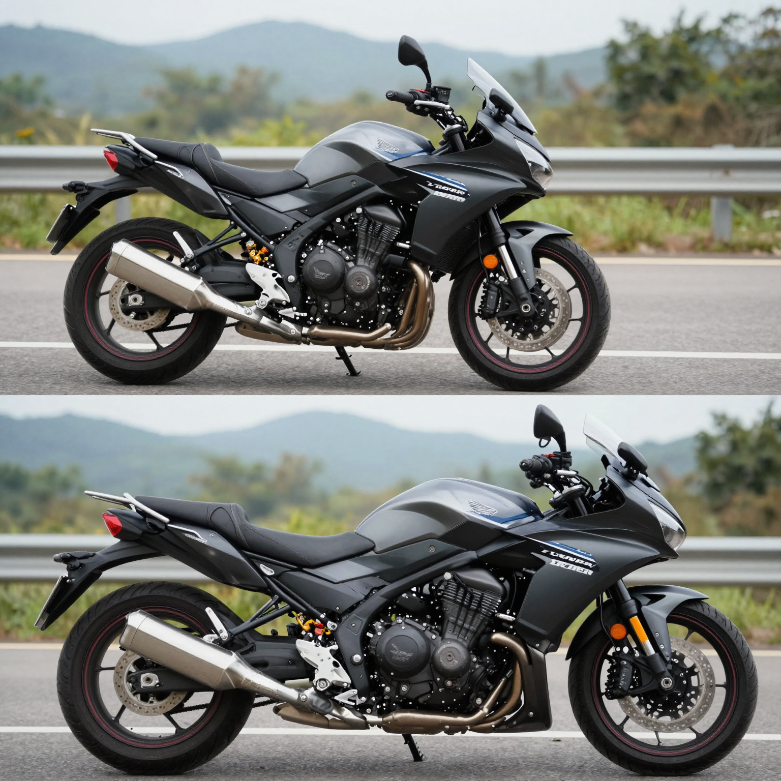 Honda Valkyrie 1800 motorcycle with sleek fairings