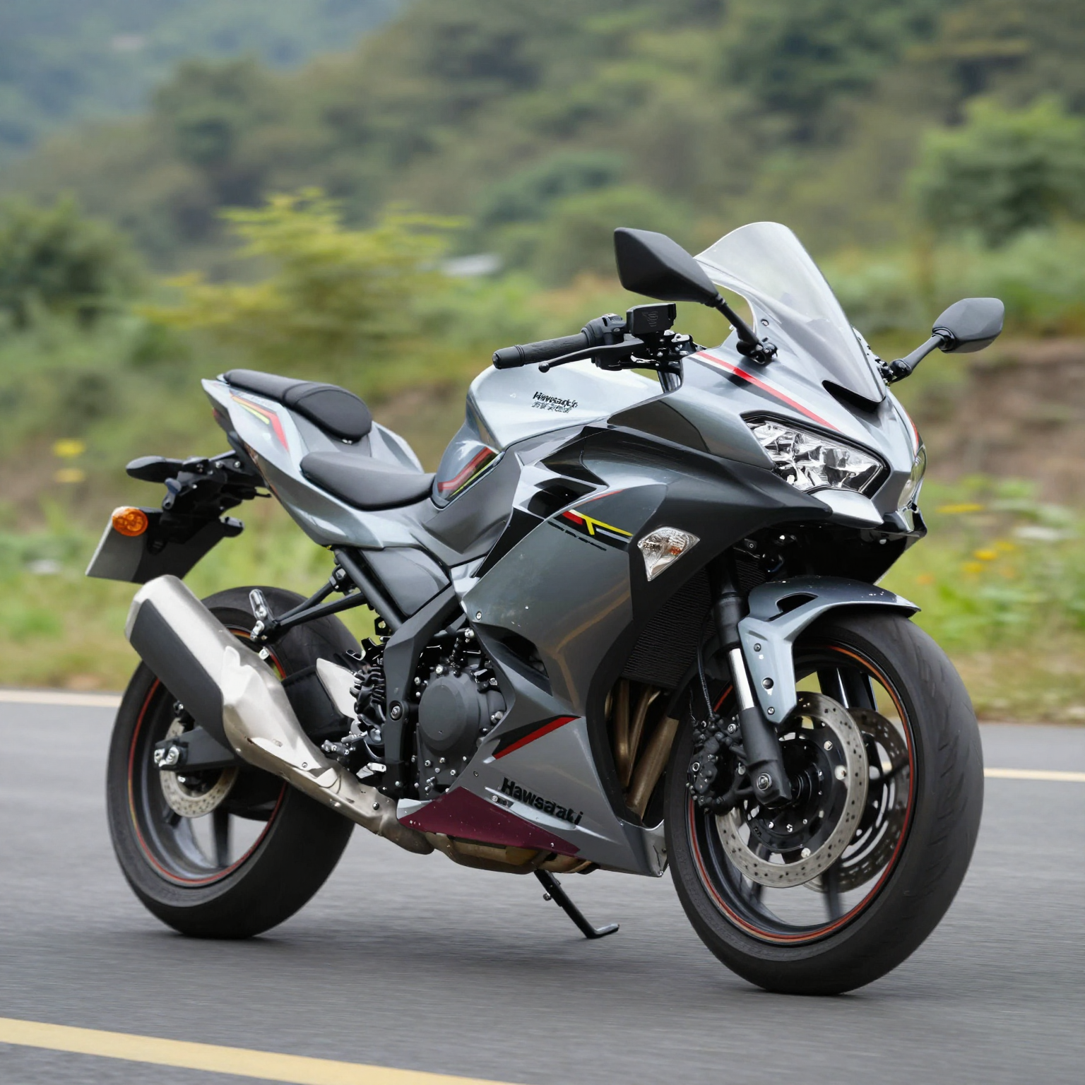 Kawasaki Ninja 250R with Custom Fairings