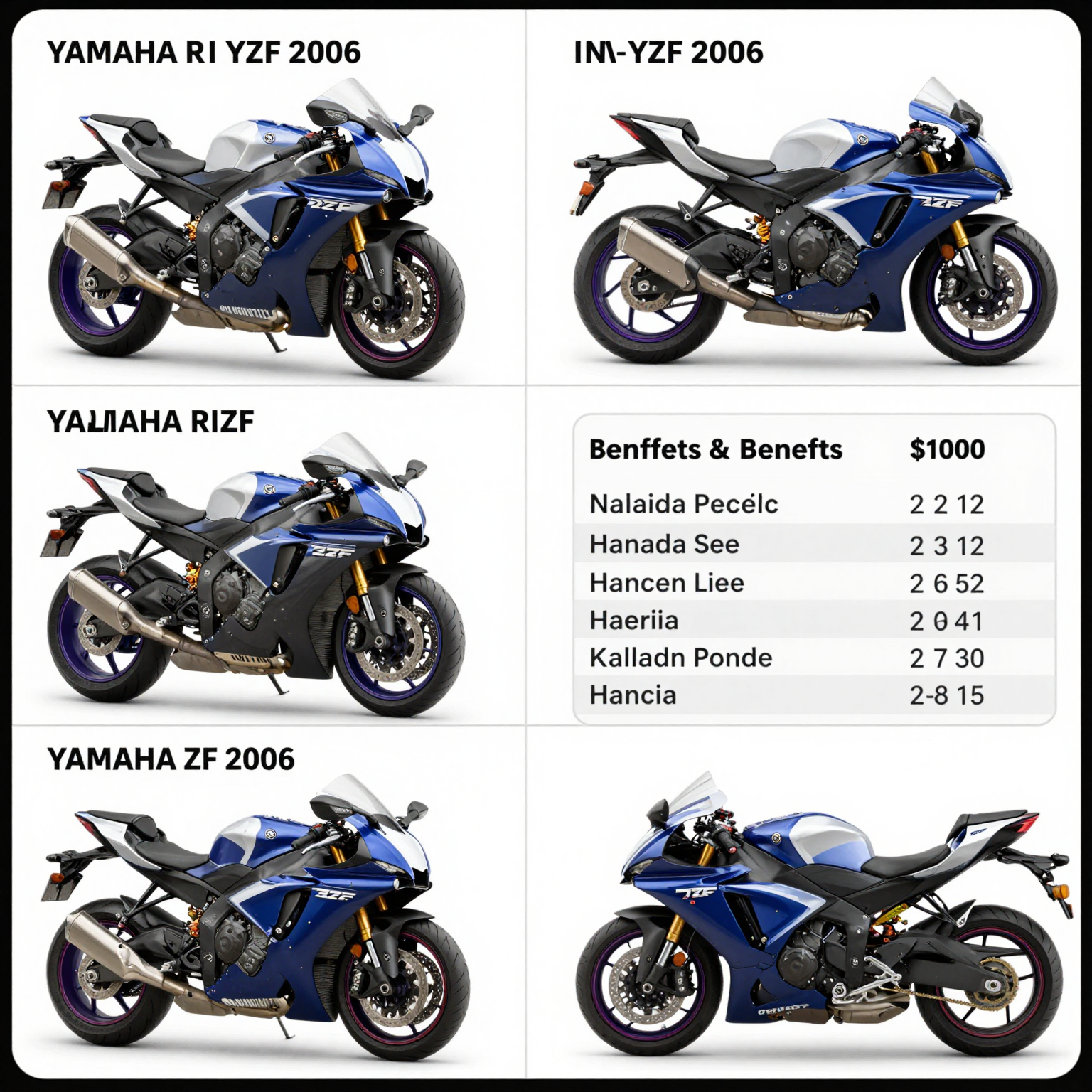 Fairing Types for Yamaha R1