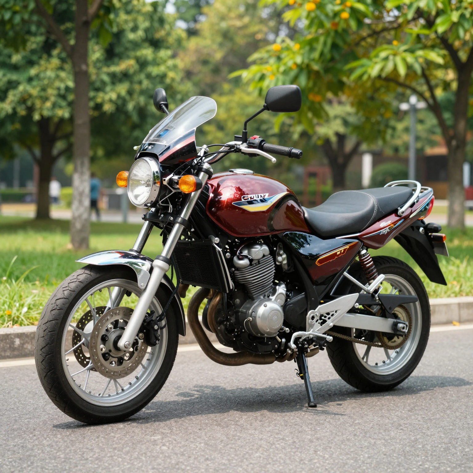 Suzuki GS500E with Custom Fairings