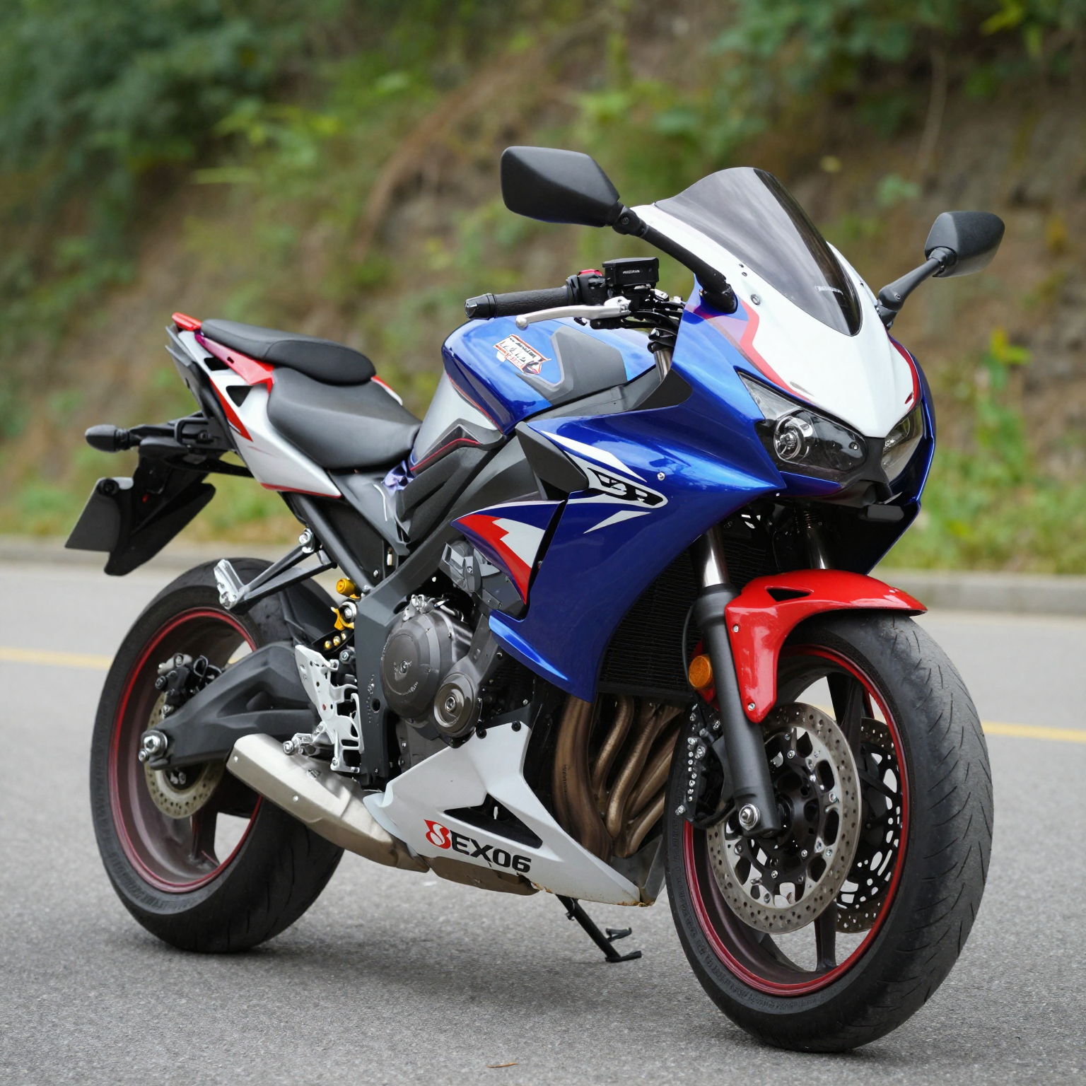 Custom-fit fairings for the 2004 Honda CB600F