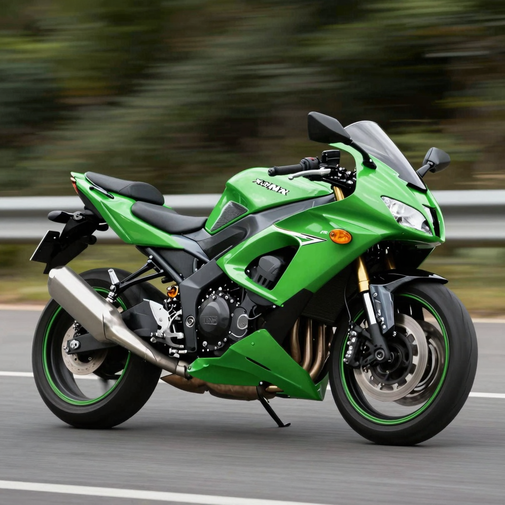 2006 Kawasaki Z1000 with aftermarket fairing kit