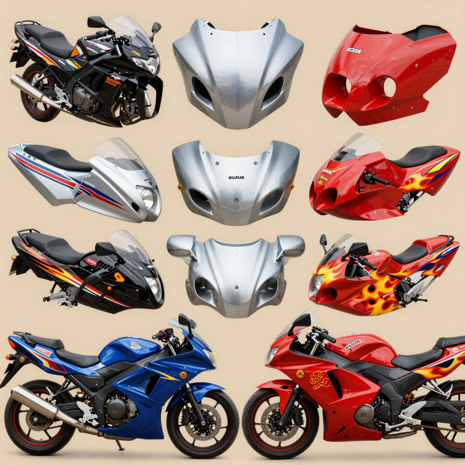 2006 Suzuki GS500F Fairings