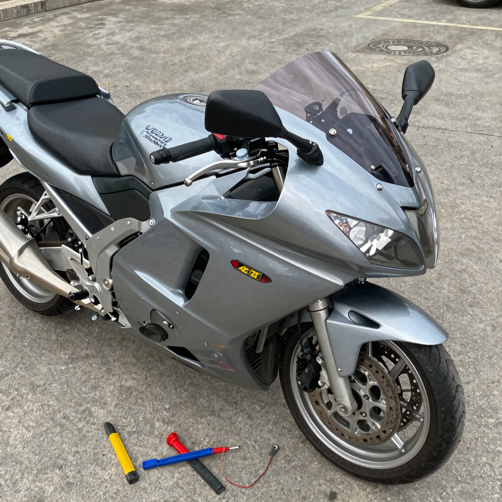 Installation of Stereo Fairing on 2007 Honda VTX 1300
