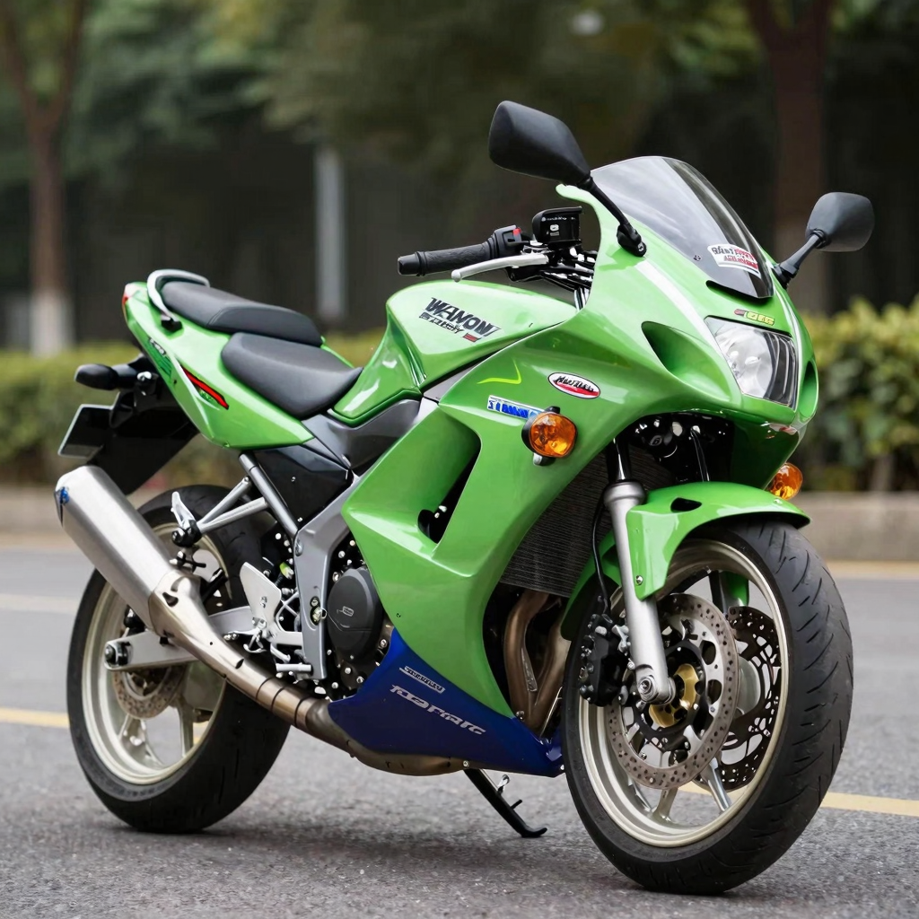2007 Kawasaki Ninja 500R with fairing kit