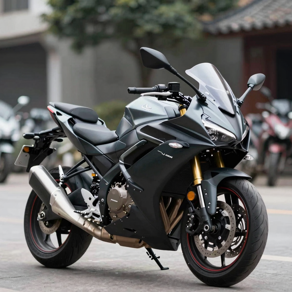 Motorcycle with Fairings
