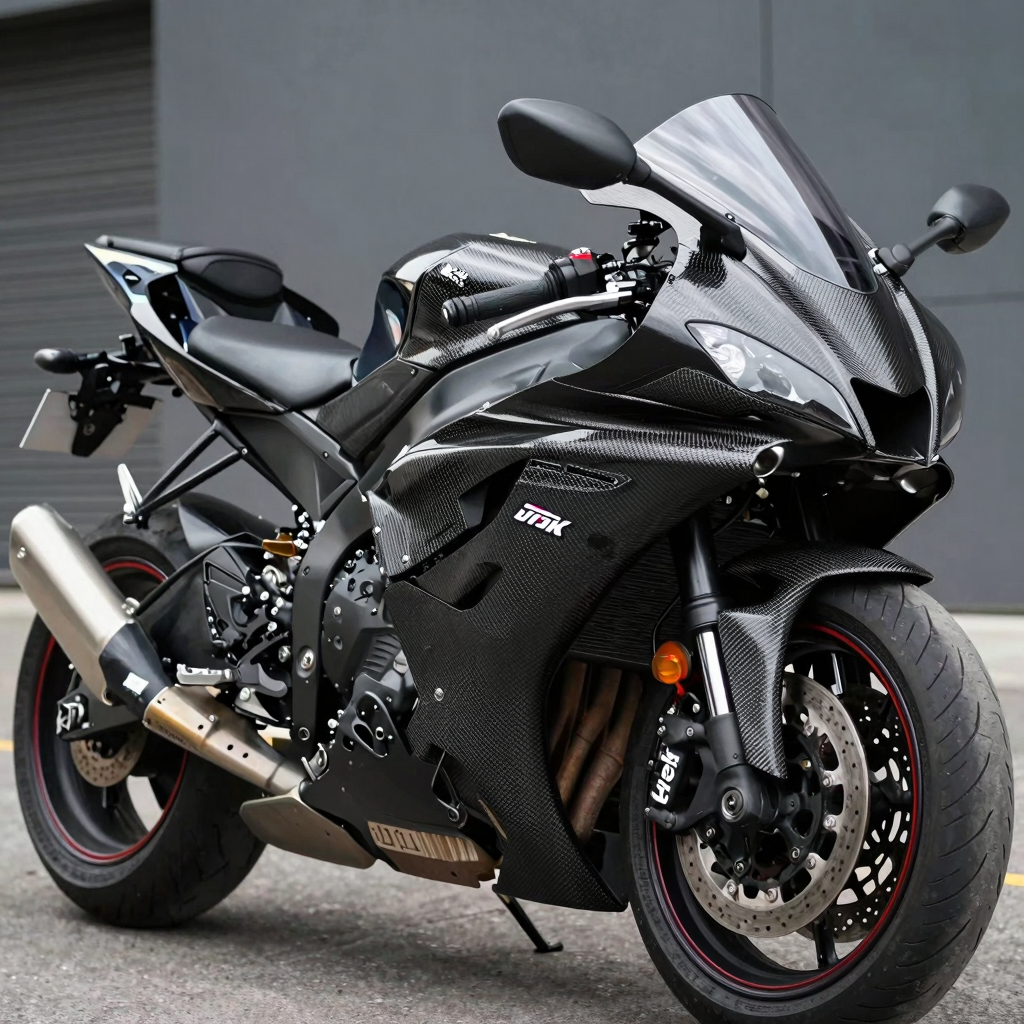 2008 Yamaha R6 with Carbon Fiber Fairings