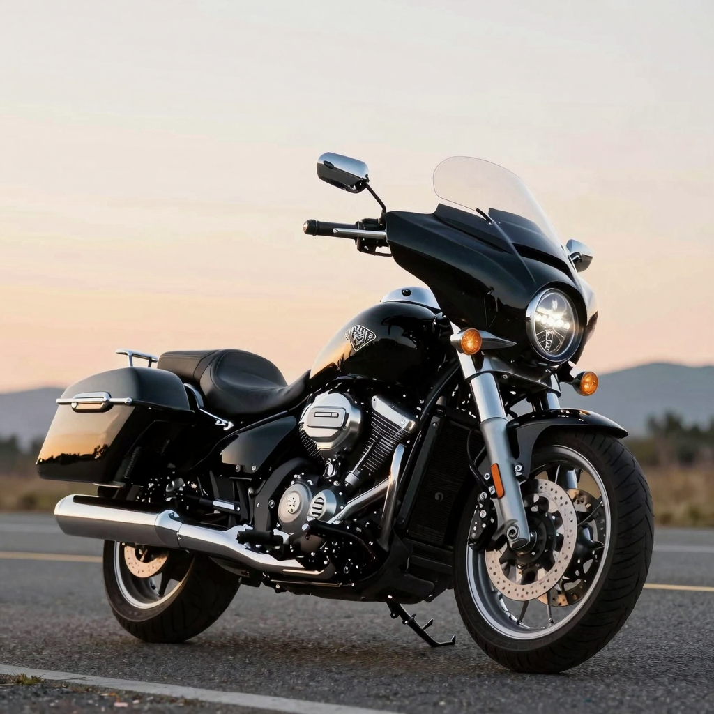 Yamaha V Star 1100 with batwing fairing