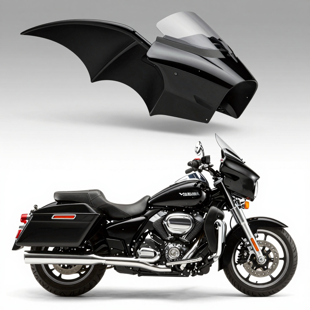 Batwing Fairing for Yamaha V Star 1100 - Wholesale Motorcycle Fairing Catalog Style