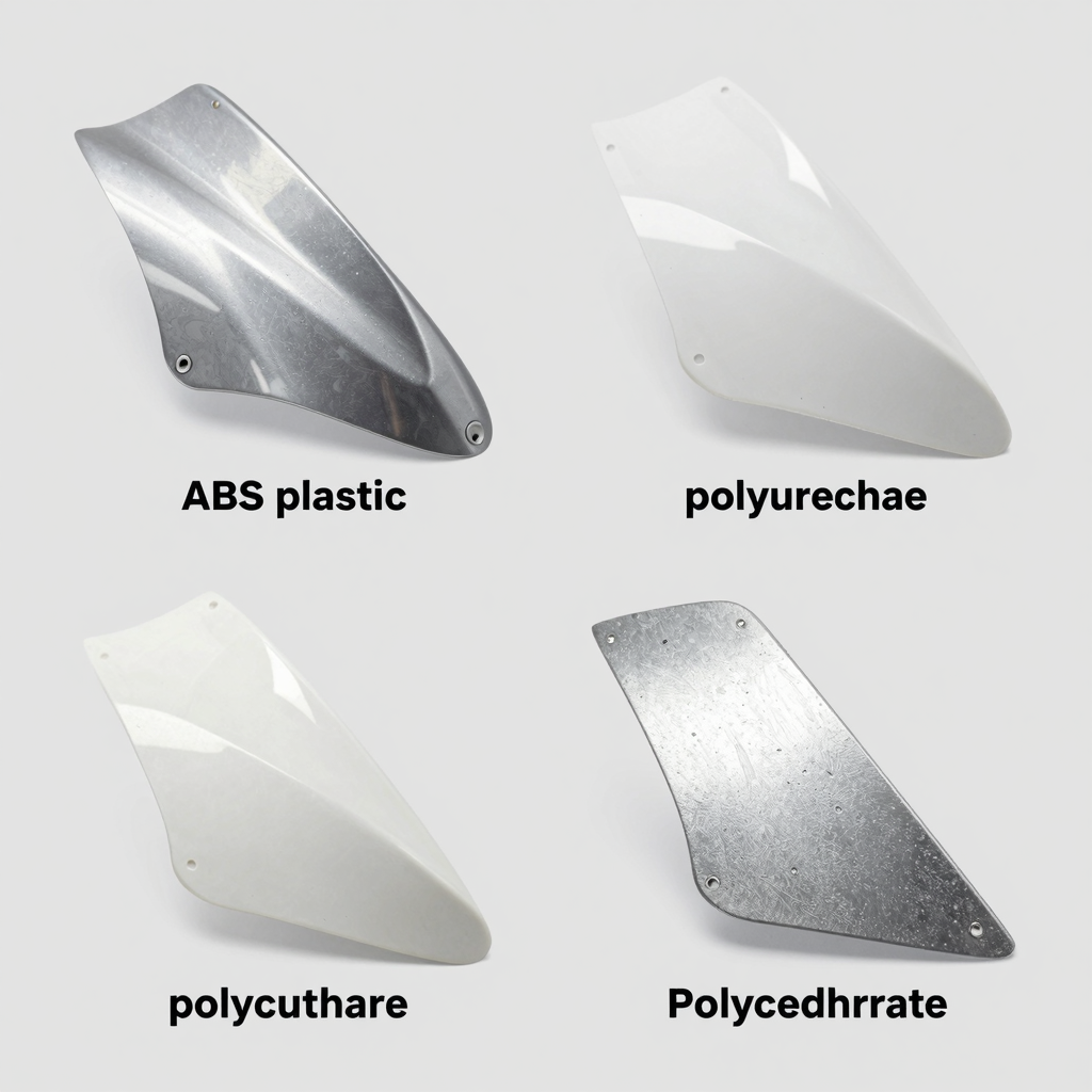 Motorcycle fairing material comparison: ABS, fiberglass, polyurethane, and polycarbonate panels