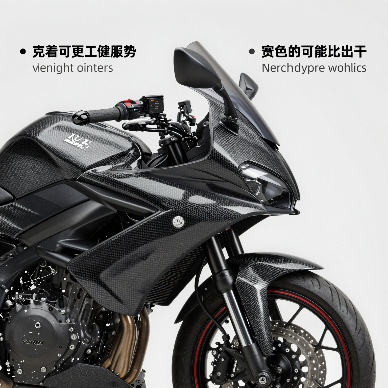Infographic on Carbon Fiber Fairings Benefits