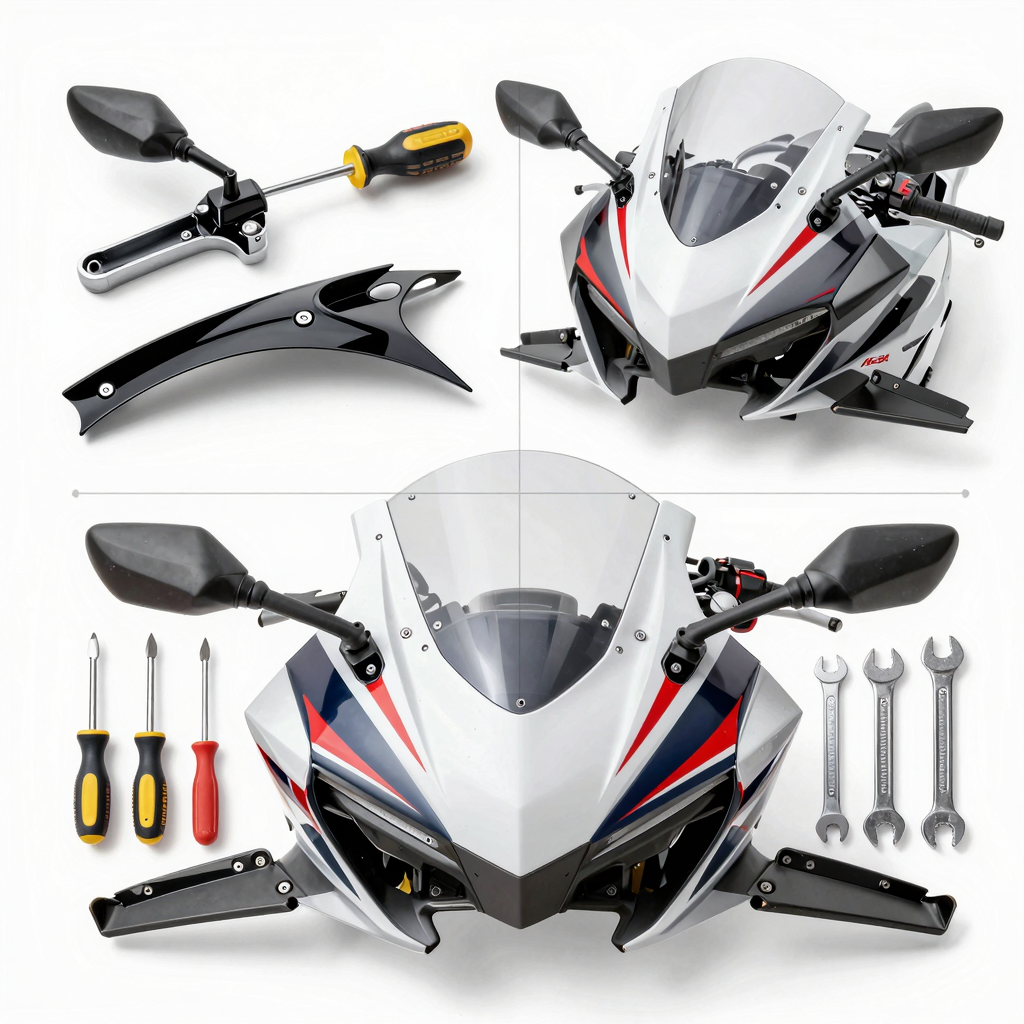 Honda CBR400 NC23 Fairing Installation Process