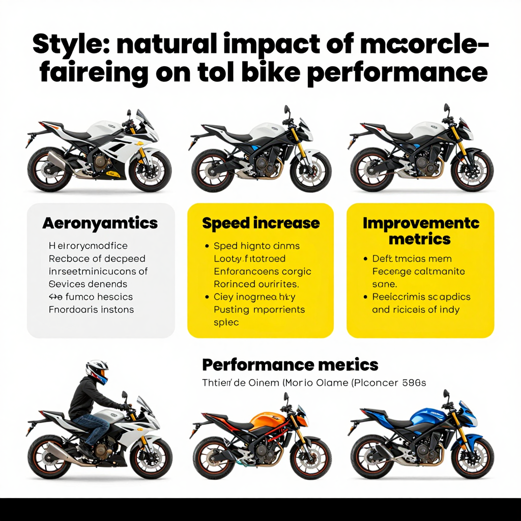 Infographic on the Impact of Fairings on Motorcycle Performance