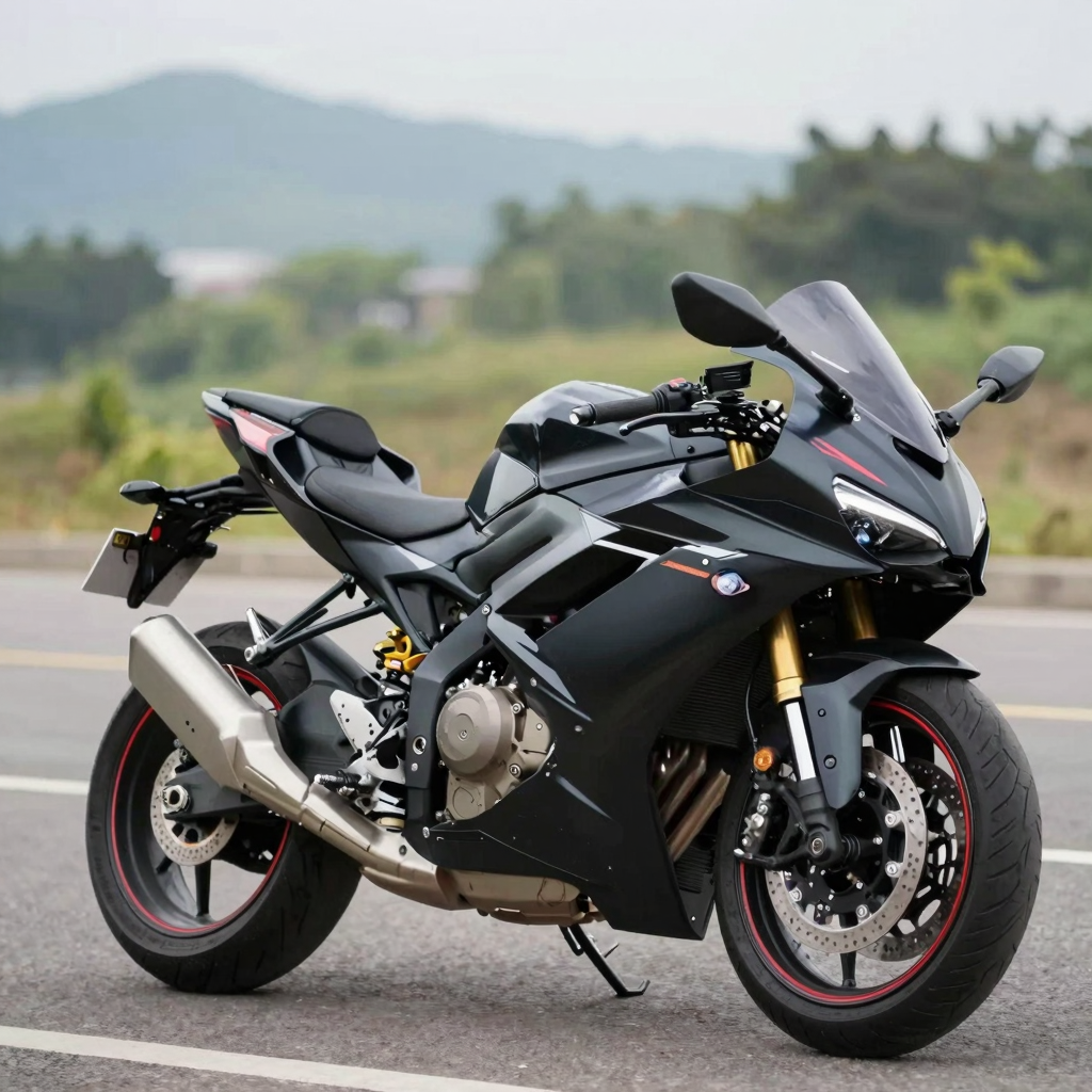 Honda Valkyrie with Batwing Fairing