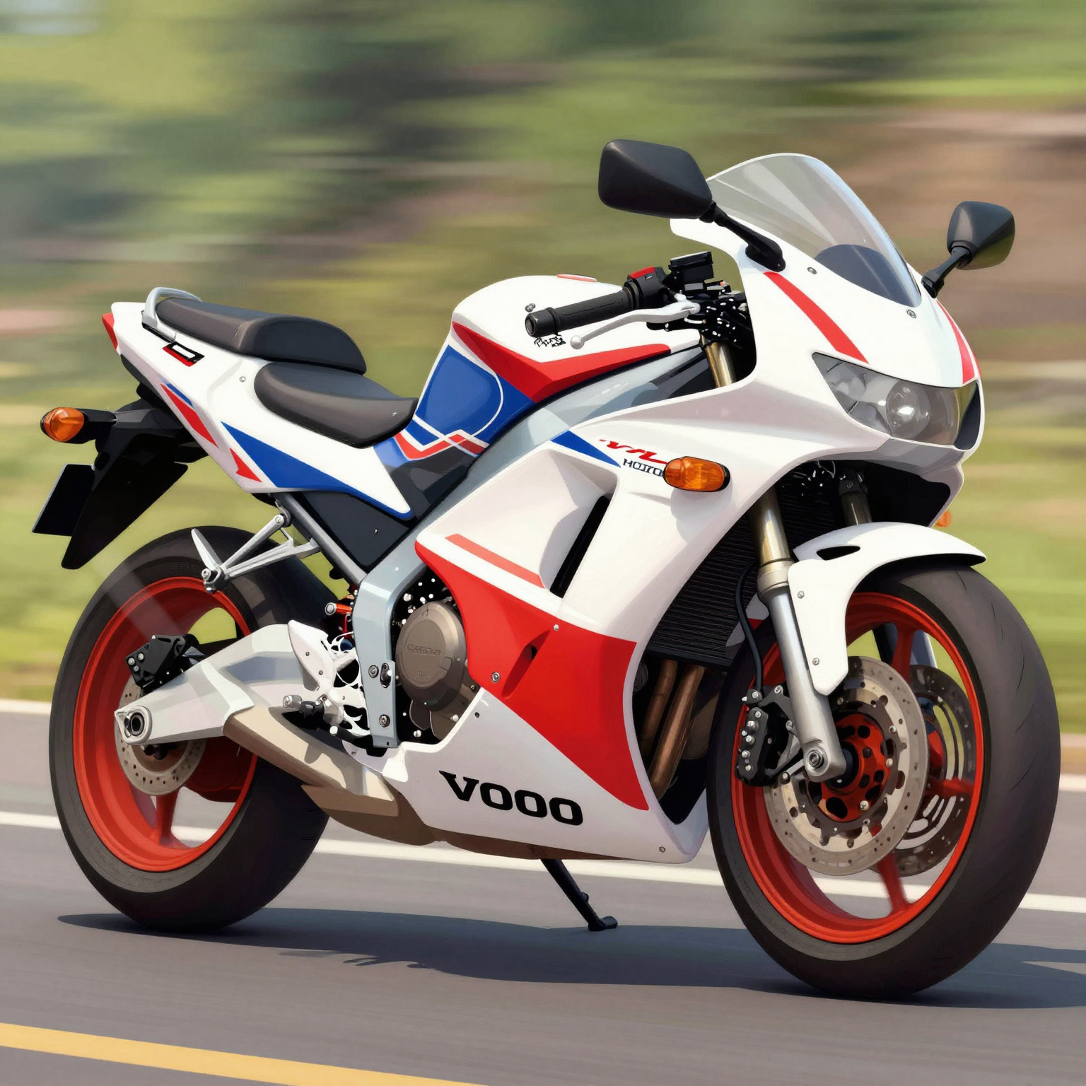 Honda VFR 800 Motorcycle with Fairing Kit