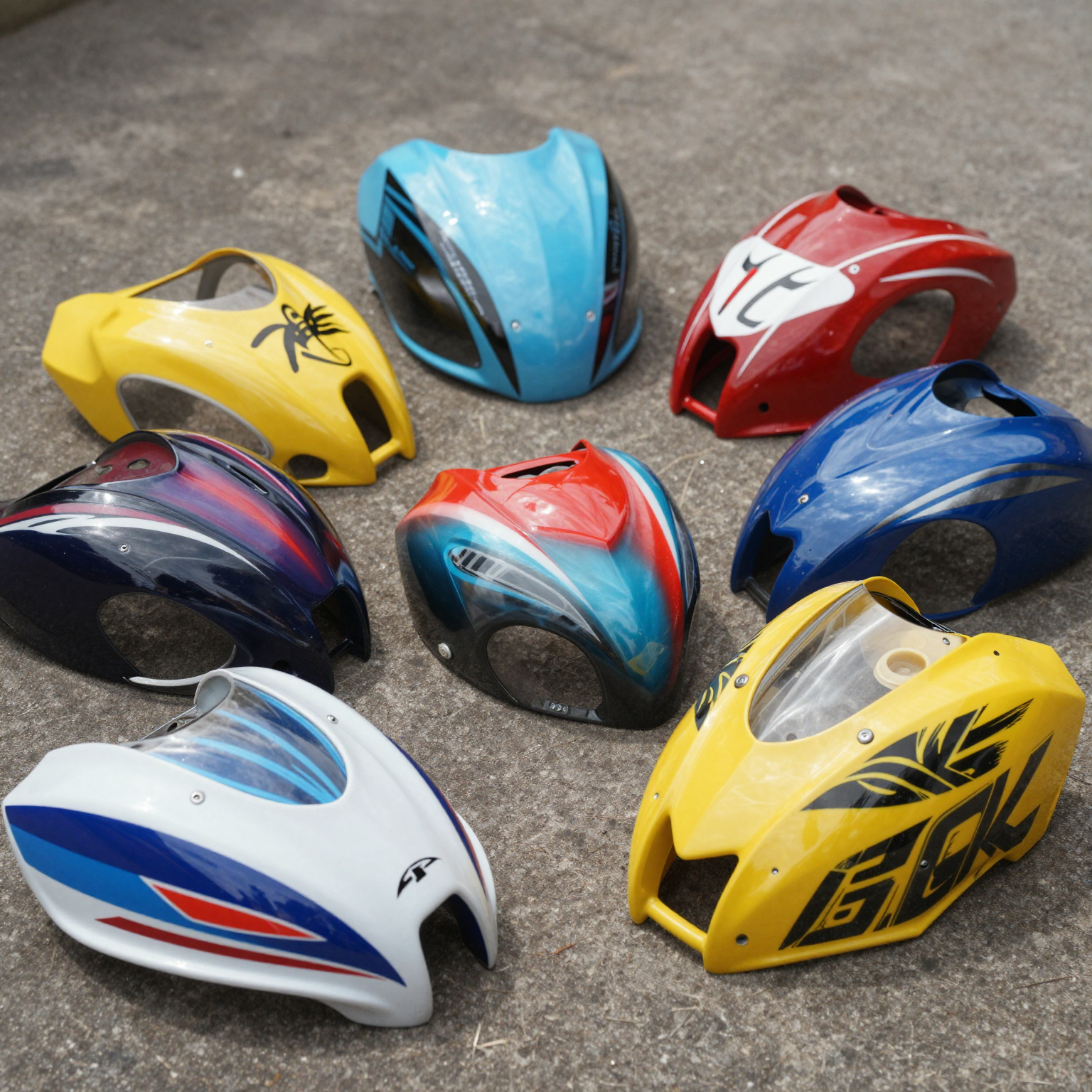 Painted Motorcycle Fairings