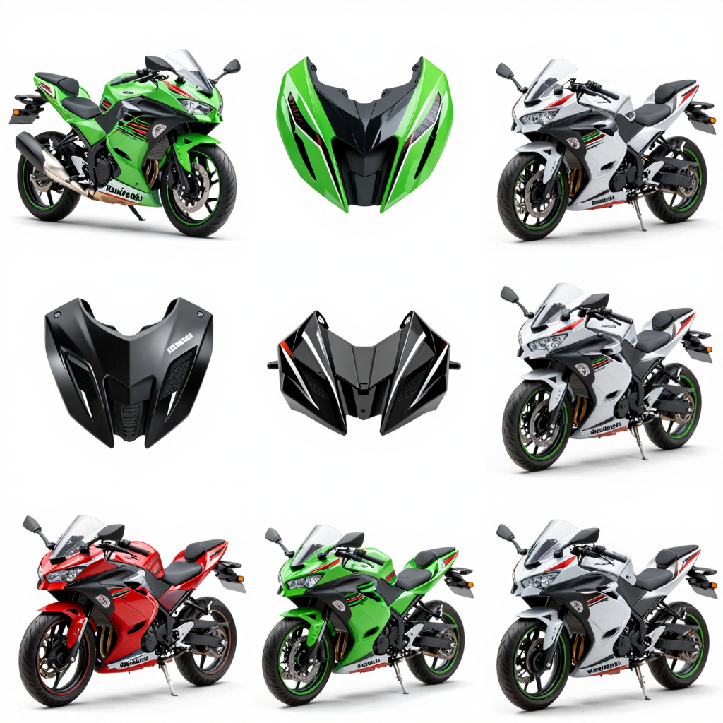 Different Kawasaki Ninja 300 Fairing Designs