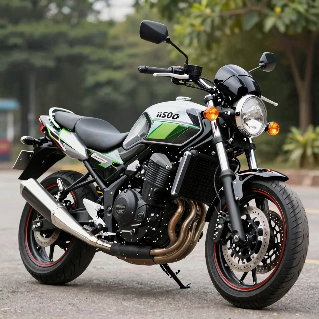 Kawasaki Vulcan 900 with custom fairings