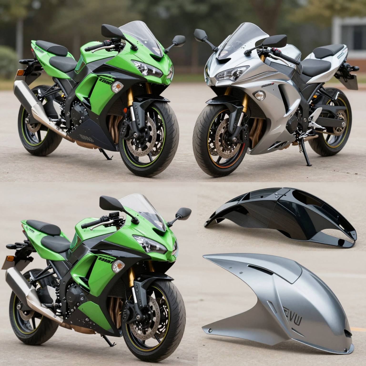 Types of Fairing Parts for Kawasaki ZX14