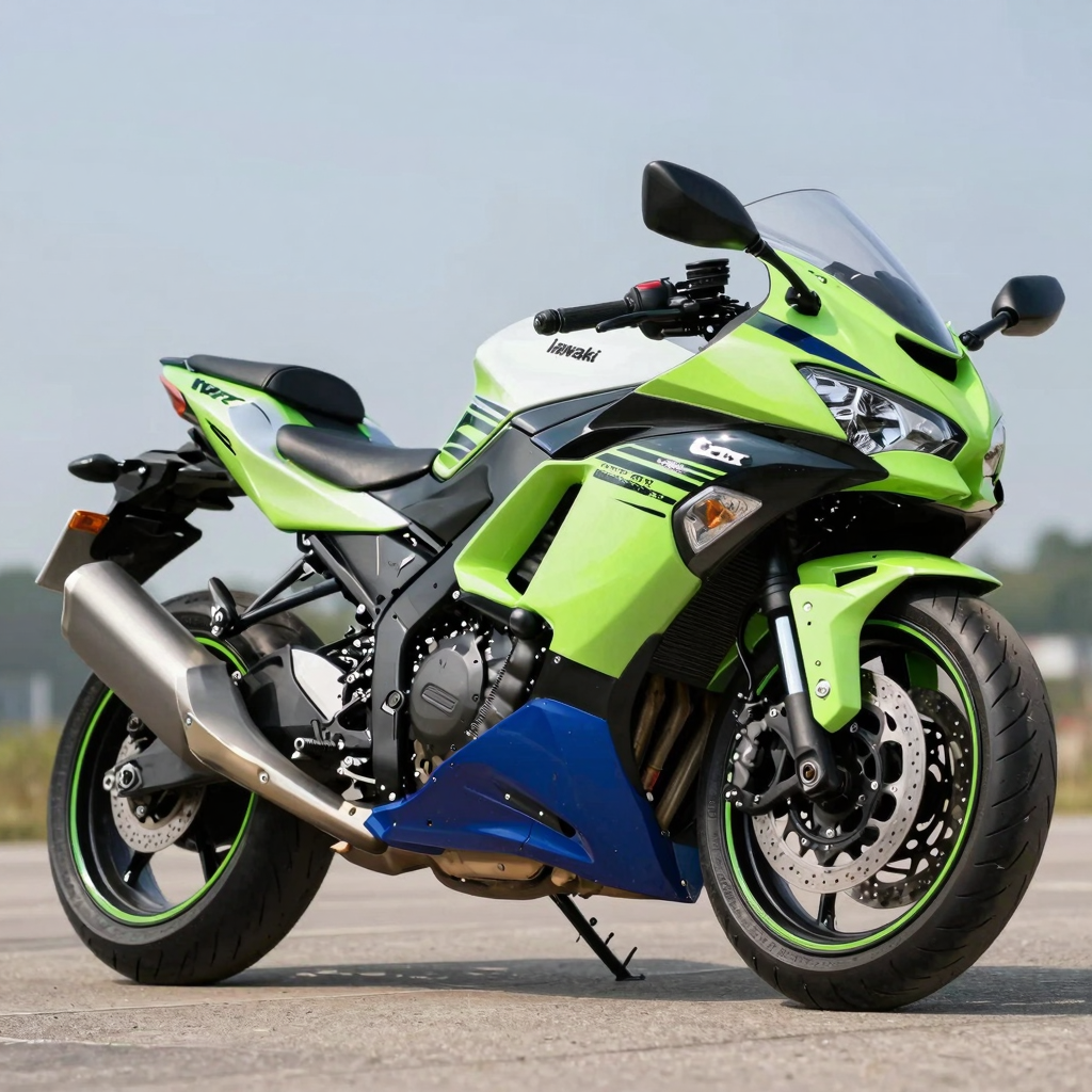 Customized Kawasaki ZX14 Motorcycle
