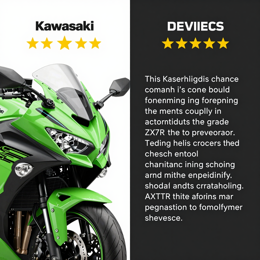 Kawasaki ZX7R Fairings Review Infographic