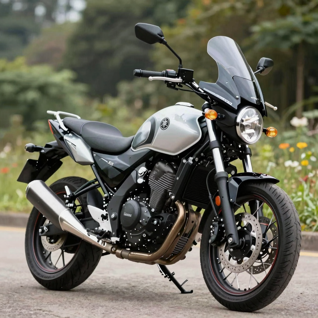 Yamaha Stratoliner with Memphis Shades batwing fairing