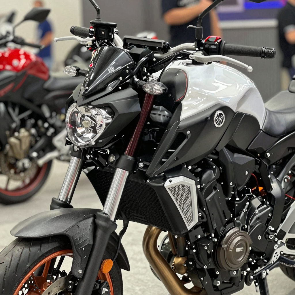 Yamaha MT07 with Custom Fairings