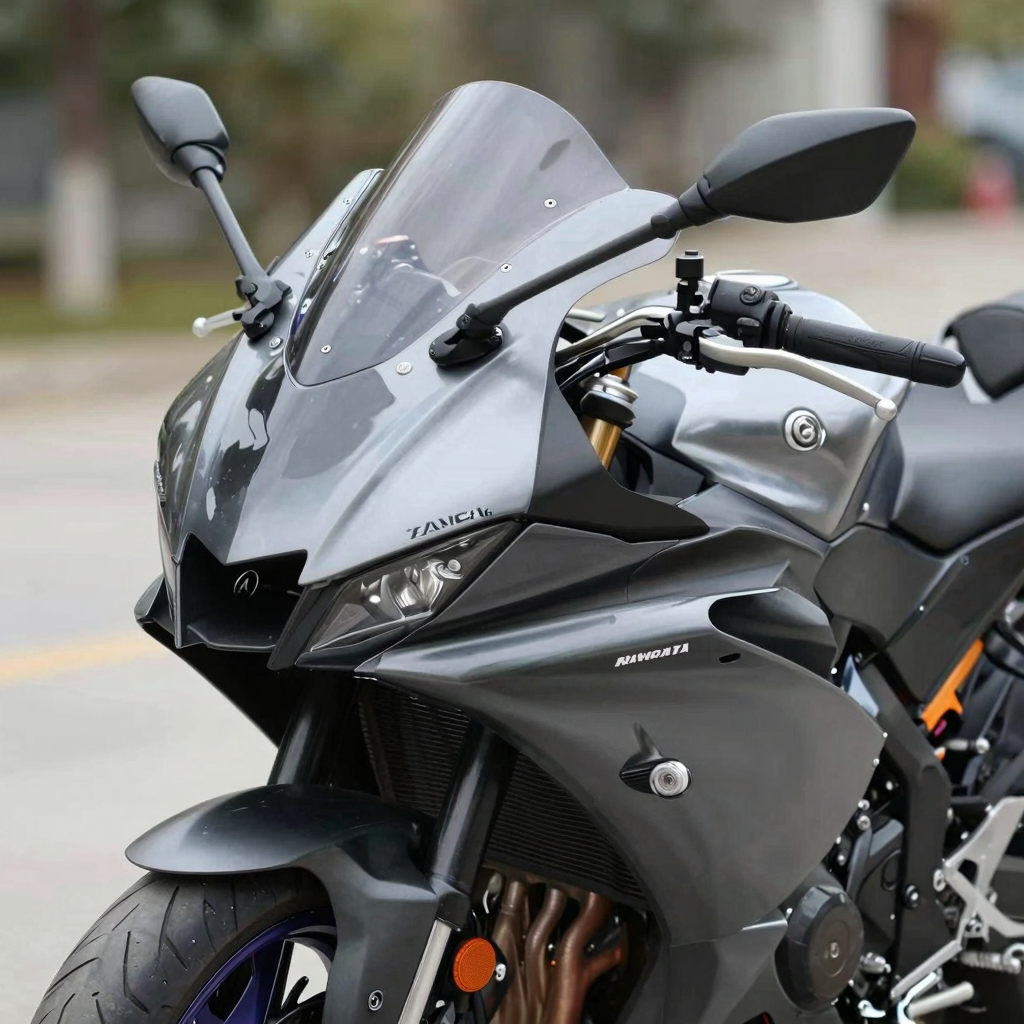 Yamaha Motorcycle with New Fairings