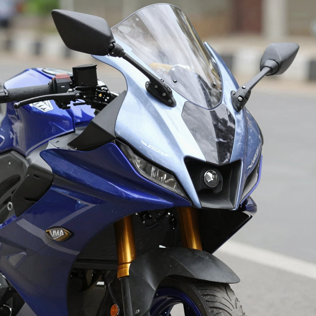 Yamaha R15 with Race Fairings