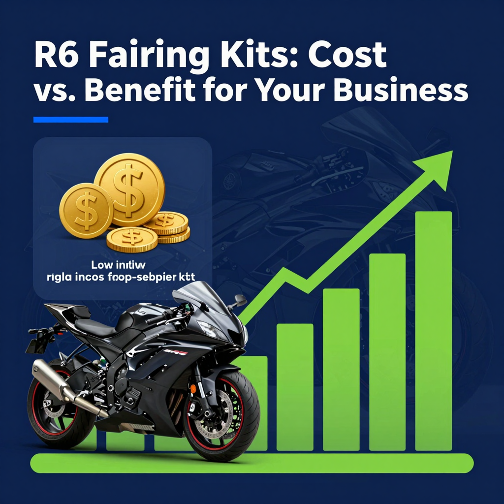 Cost-Benefit Analysis Infographic for R6 Fairing Kits
