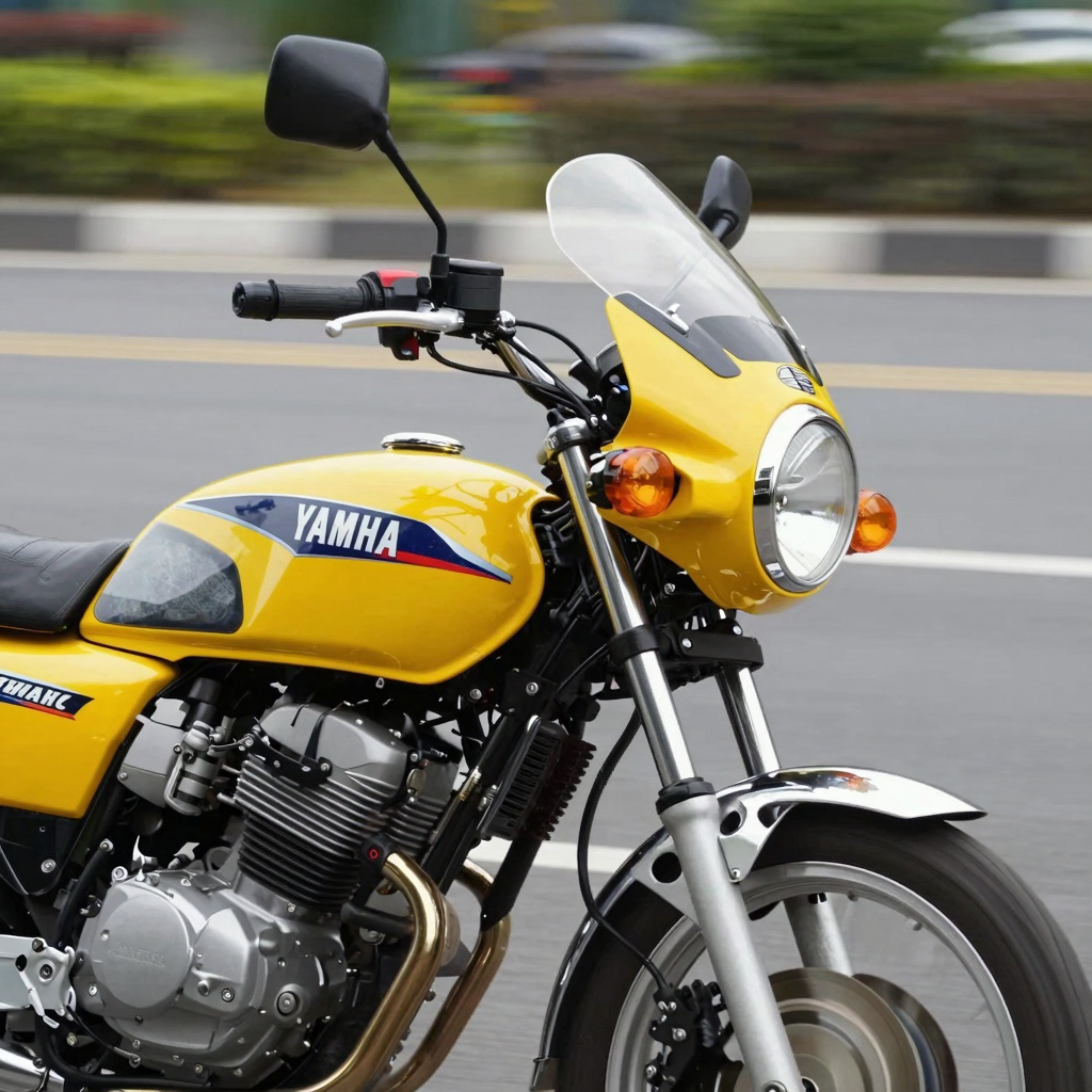 Yamaha RD350LC Motorcycle with Fairing